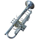 Vincent Bach Stradivarius 37 180ml37sp Bb Trumpet Silver Plated W Hard Case Used