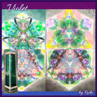 Kaleidoscope  violet  2-mirror Oil Type By Rieko New From Japan