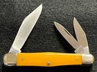 Vintage Buck Creek 1970   s Whittler Solingen Germany Old Yellow 3-1 2    Knife New