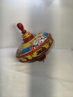 Vintage Spinning Top Pressed Tin Toy Child Adult Made In Western Germany