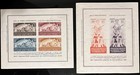 Egypt Stamps-1949-c-clearance-2 Souvenir Sheets-agricl Indust-scott 341-346