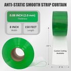 Awoco Clear Esd Vinyl Strip Curtain Flame Resistant  Surface By Aleco