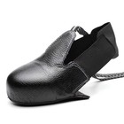 2pcs Stretch Leather Overshoes Shoe Toe Protector Metal Roofing Shoe Covers S   