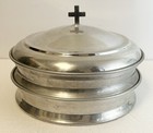 Vintage Aluminum 3 Piece Individual Communion Service By Thomas Communion Svc