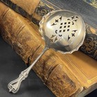 Old Colonial Towle Nut Serving Spoon  Silver With Gold Wash Bowl  4 50 