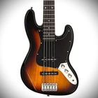 5 String Sunburst Electric Jazz Bass Guitar Rosewood Fretboard Gig Bag By Glarry