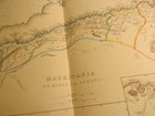 Antique Vintage Ephemera Lot Of 4 Hand Colored 1871 Classical Geography Maps 2
