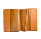 Vintage Leather Book Cover - Leather Dust Jacket - Souvenir Book Cover