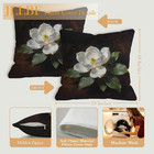 Vintage Magnolia Floral Pillow Cover 18x18 Double-sided  Magnolia Home Decor  Da