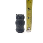 Vintage Owl Bird Figurine Cast Metal