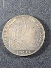 1892 Peru One Sol Silver   - Xf  small Rim Bump   Stk m82
