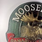 Vintage Moosehead Canadian Lager Beer 3d Plastic Wall Sign Bar Man Cave