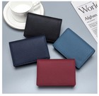Rfid Blocking Wallet - Minimalist Genuine Leather Business Credit Card Holder