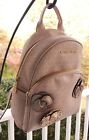 Michael Kors Medium Pink Abbey Signature Mk Logo Applique Floral Backpack