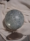 Vintage 1960s Replogle Moon Globe 6 Inch Meredith Corp Lunar Pre Apollo 11 Stand