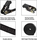 Endless Ratchet Tie Down Straps Heavy Duty Cargo 20 Feet X 1 Inch  Black 