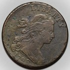 1798 Draped Bust Large Cent - 2nd Hair Style - Us 1c Copper Coin