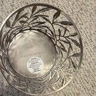 Bath   Body Works Silver Leaf Design Three-wick Candle Holder