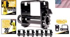 Durable Alloy Steel Sliding Winches With 5 500 Lbs Load Capacity - 5 Pack