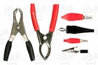 60 Pc Alligator Clip Assortment Set Test Lead Electrical Battery Clamp Connector