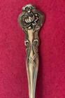 Brooklyn Bridge New York Ferry 5 2  Sterling Souvenir Spoon P b Pond Lily 1900