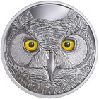 2017 Canada  15 In The Eyes Of The Great Horned Owl - Pure Silver Coin