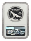 Mint Error  1997-w Platinum Eagle  100 Ngc Proof 69 Ucam  obverse Struck Thru 