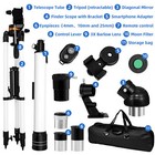 700mm Astronomical Telescope 525x With Phone Adapter For Beginner Moon Watching