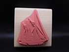 Stampabilities Sailboat Rubber Stamp