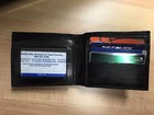 Bifold Wallet Men s Slim Purse Genuine Leather Black Credit id Card Holder