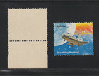 Us Efo Error Stamps  1918 Space Shuttle Columbia  Misperf   Normal  Mnh