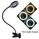 5x Magnifying Glass Desk Light Magnifier Led Lamp Reading Lamp
