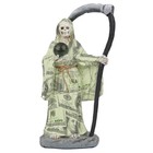 Money All Print 9  Holy Death Grim Reaper Skull Santa Muerte