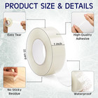 50 Rolls 1 Inch Clear Hockey Tape