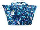 Vera Bradley Large Miller Travel Bag Tote - Moonlight Garden Navy Blue - Nwt