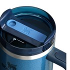 Stanley 30oz H2 0 Flowstate Quencher Tumbler Hammertone Lake Blue New In-hand
