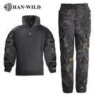 Kids Boys Army Tactical Shirt Pants Uniform Military Combat Camo Casual Suit