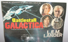 Vintage Battlestar Galactica L e m  Lander Toy New On Imperfect Card