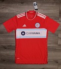 Adidas Mls Soccer Jersey 2024-25 Chicago Fire Men s M Stadium Home Jersey Nwt