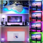 5v Usb Led Strip Lights Tv Back Light 5050 Rgbw Waterproof With 24 Key Remote Us