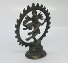 Antiqued Bronze Shiva Dancing Statue Natraj God Of Dance 4    Tabletop Art Decor O