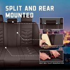 Mini Cooper S Clubman 2008-2012 Car Seat Covers Coffee Nappa Leather 5 Seats Set