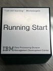 Ibm Vintage Running Start Award Data Processing Michelangelo Quote 1970s  Trophy