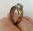 Extremely Rare Ancient Ring Bronze Viking Artifact Authentic Very Stunning