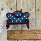 Miniature Living Room Furniture Lot Dollhouse Couch Chairs Tables Clock