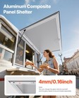 Vevor 60x36in Concession Stand Serving Window Food Truck Service Awning Aluminum