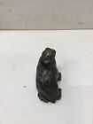 Vintage Canadian Eskimo Inuit Soapstone Carving Of Walrus Signed Luke