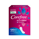 Carefree Acti-fresh Regular Pantiliners  Unscented  120 Ct