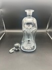 Very Cool   Unique Antique Vintage Kluk Kluk Glass Decanter