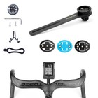 Bike Bicycle Carbon Gps Computer Mount Holder For Handlebar Garmin Bryton Wahoo